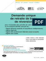 Demande Retraite Reversion 1