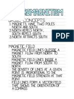 Electromagnetism Notes