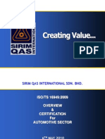 Iso TS 16949 - 6 May 2010 - Adex