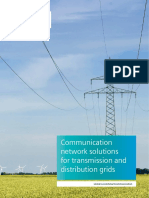 Communication Network Solutions For Transmission and Distribution Grids