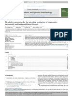 Metabolic Engineering For The Microbial Production of Isoprenoids Carotenoids and Isoprenoid Based Biofuels