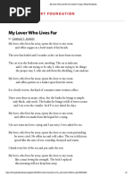 My Lover Who Lives Far by Camille T. Dungy - Poetry Foundation