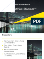 EY Data Analytics Global Trade Focus