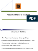 Procurement Policy of Sonatrach