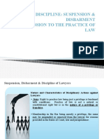 Suspension, Disbarment, Readmission PDF