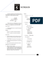 Teoria Factorizacion X