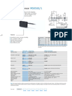 Magnetic Sensor: Features