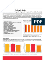 EVOQUE 3150 100% Acrylic Binder: Next-Generation Pre-Composite Polymer For Improved Formulation Flexibility