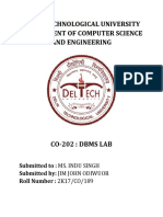 DBMS Lab File