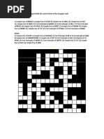 Complete The Crossword With The Correct Form of The Irregular Verb Across