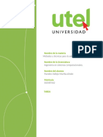 Tarea 6 Métodos y Técnicas para La Administración de Proyectos PDF