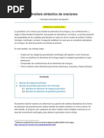 Análisis Sintáctico Español PDF