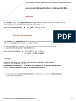 12 Probabilidad. Sucesos Independientes. S... Resueltos y Representaciones Gráficas.