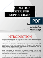 Information System For Supply Chain Management