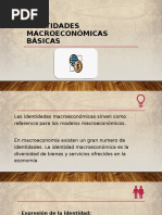 Identidades Macroeconómicas Básicas