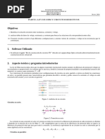 Parte 1 Ley de Ohm y Circuitos Resistivos