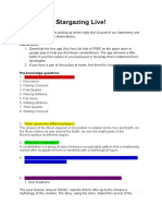 Stargazing Live!: Instructions