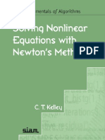 Solving Nonlinear Equations With Newton's Method