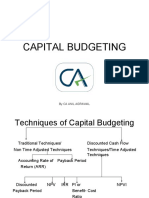 Capital Budgeting: by Ca Anil Agrawal