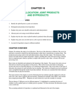 Ch16 Cost Allocation Joint Products and Byproducts