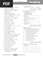 Entry Test A: Intermediate Intermediate