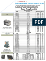 L&T Salzer Price List PDF