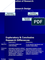 Classification Research Design