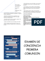 Examen de Conciencia Niños