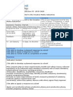 Unit 5: Working To A Brief in The Creative Media Industries: Assignment Details