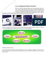 Responding To A Changing Marketing Environment - Castrol Casae Study