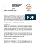 Preliminary Study of The Structural Role Played by Masonry Infills On RC Building Performances After The 2011 Lorca, Spain, Earthquake