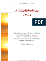 A Fidelidade de Deus