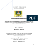 Makwinja A Comparative Analysis of The Impact of Information Technology