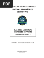 Gestion Software - Guia 1 PDF