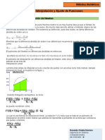 Interpolación y Ajuste de Funciones