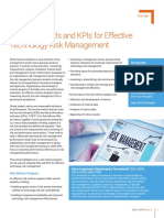 Integrating Kris and Kpis For Effective Technology Risk Management