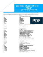 Estado de Situación Financiera Ciclo Contable Noviembre