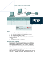 Práctica de Laboratorio 20 Configuración Del Enrutamiento Entre Las VLAN