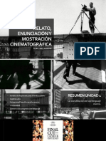 Sesión 05 - RELATO, ENUNCIACIÓN Y MOSTRACIÓN CINEMATOGRÁFICA