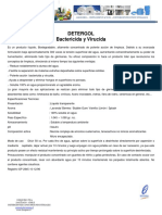 Ficha Tecnica Detergol Baño Actualizada PDF