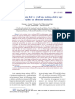 Acute Respiratory Distress Syndrome in The Pediatric Age - An Update On Advanced Treatment. ChJContPed2014