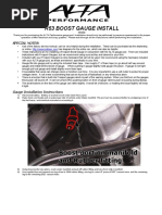 R53 Boost Gauge Install: Special Notes