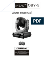 User Manual Oby 5