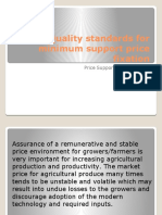 Quality Standards For Minimum Support Price Fixation