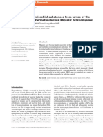 Detection of Antimicrobial Substances From Larvae of The Black Soldier Fly, Hermetia Illucens (Diptera: Stratiomyidae)