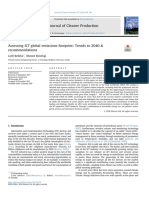 Assessing ICT Global Emissions Footprint Trends To - 2018 - Journal of Cleaner