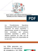 Procedimiento Operativo Normalizado Presentacion