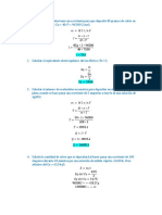 Ejercicios de Electrolisis