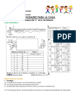 Tarea 4to Grado - Semana Del 17 Al 21 de Febrero