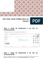 Guía para Crear Formularios de Google